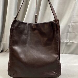 AUTHENTICATED *COA* VINTAGE COACH Brown Calf Leather Satchel/Shoulder/Handbag
